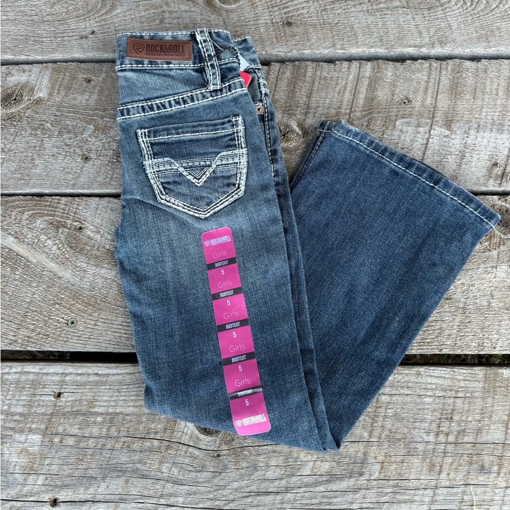 Rock & Roll Denim Girls Bootcut Jeans